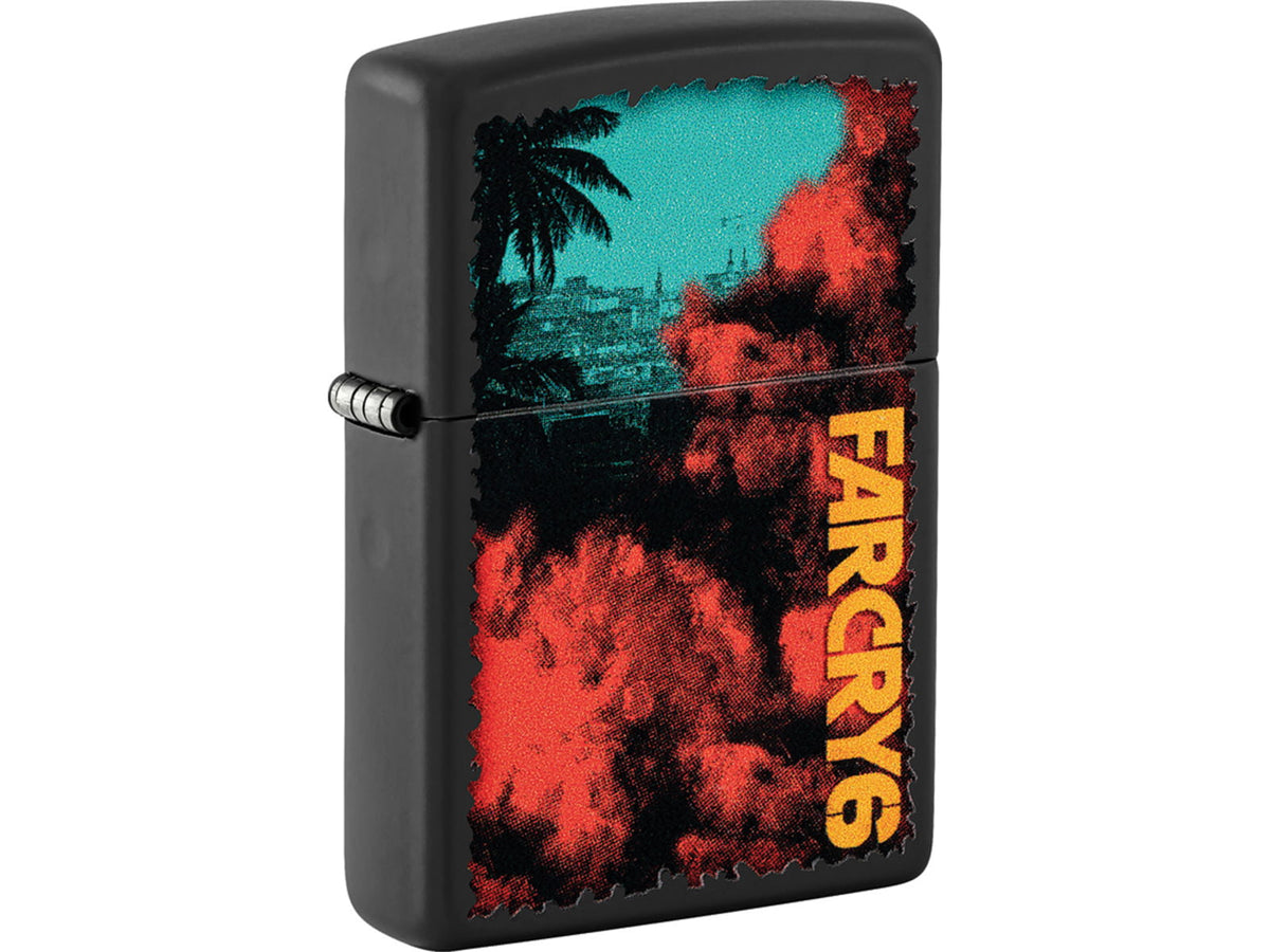 Zippo Far Cry 6 Lighter 2.25in x 1.5in Black Matte 48643