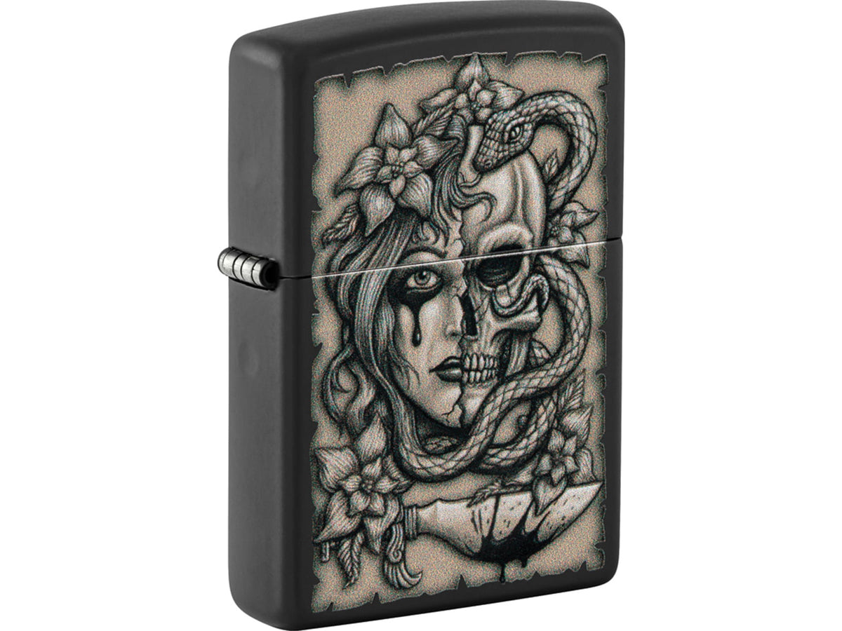 Zippo Gory Tattoo Design Lighter
