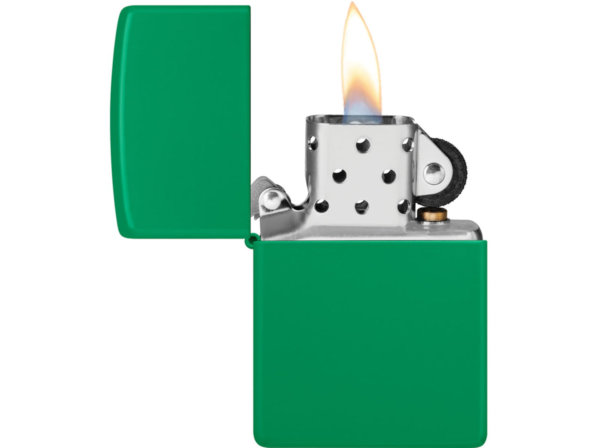 Zippo Grass Green Matte Lighter