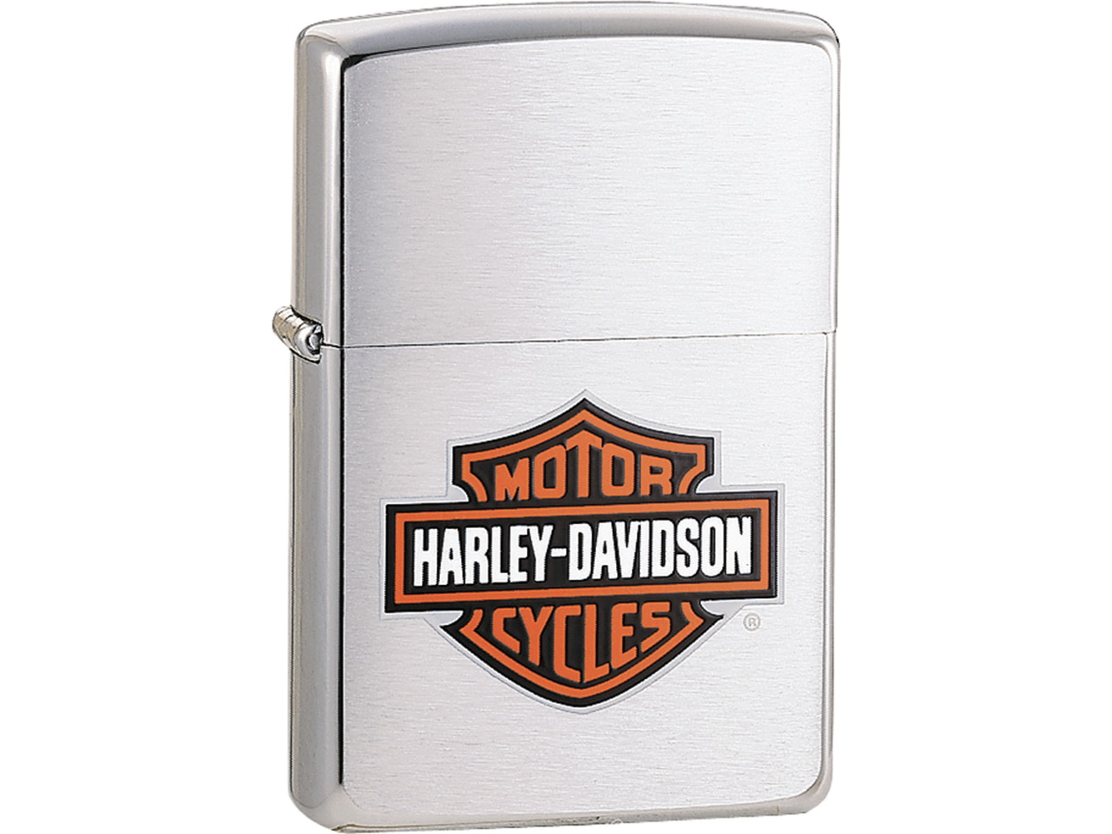 Zippo Harley Bar & Shield Orange and black emblem ZO13252