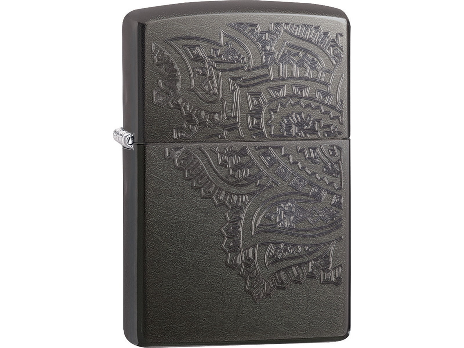 Zippo Iced Paisley Lighter Gray Dusk 1.44in x 2.25in 29431