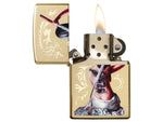 Zippo Mazzi Dragon Girl Lighter w/ Box 29668