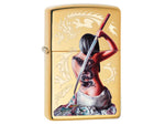 Zippo Mazzi Dragon Girl Lighter w/ Box 29668