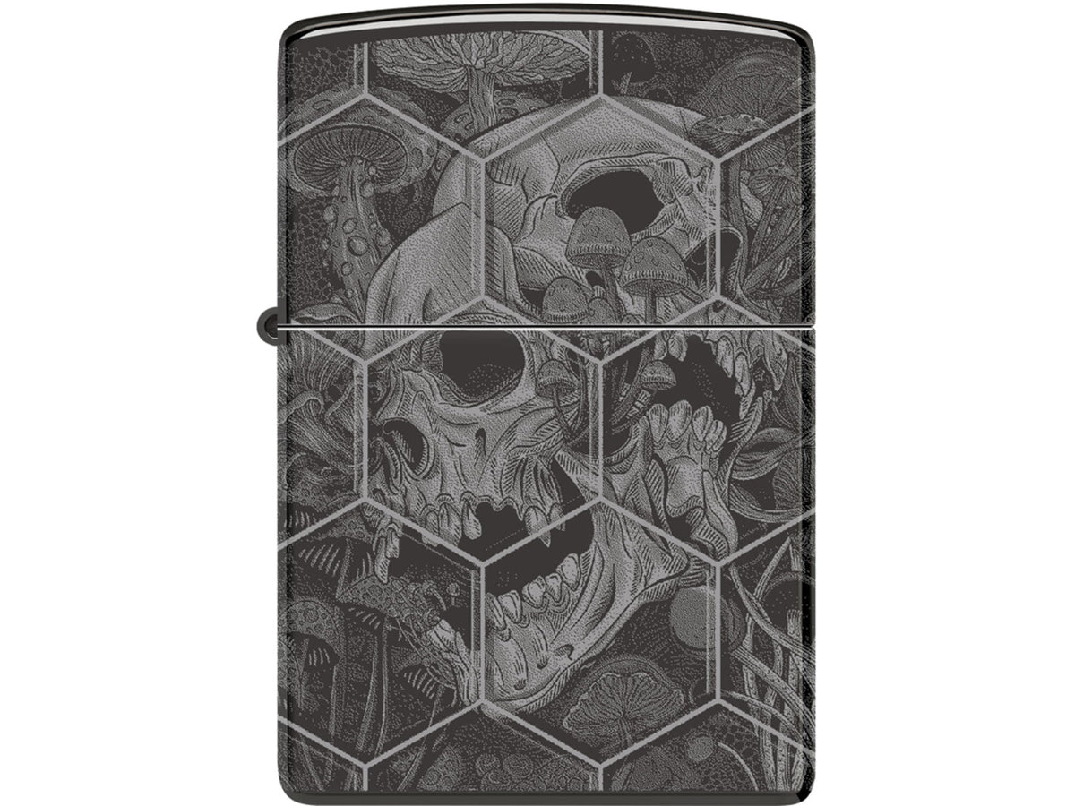 Zippo Mushroom Skulls Lighter ZO26700