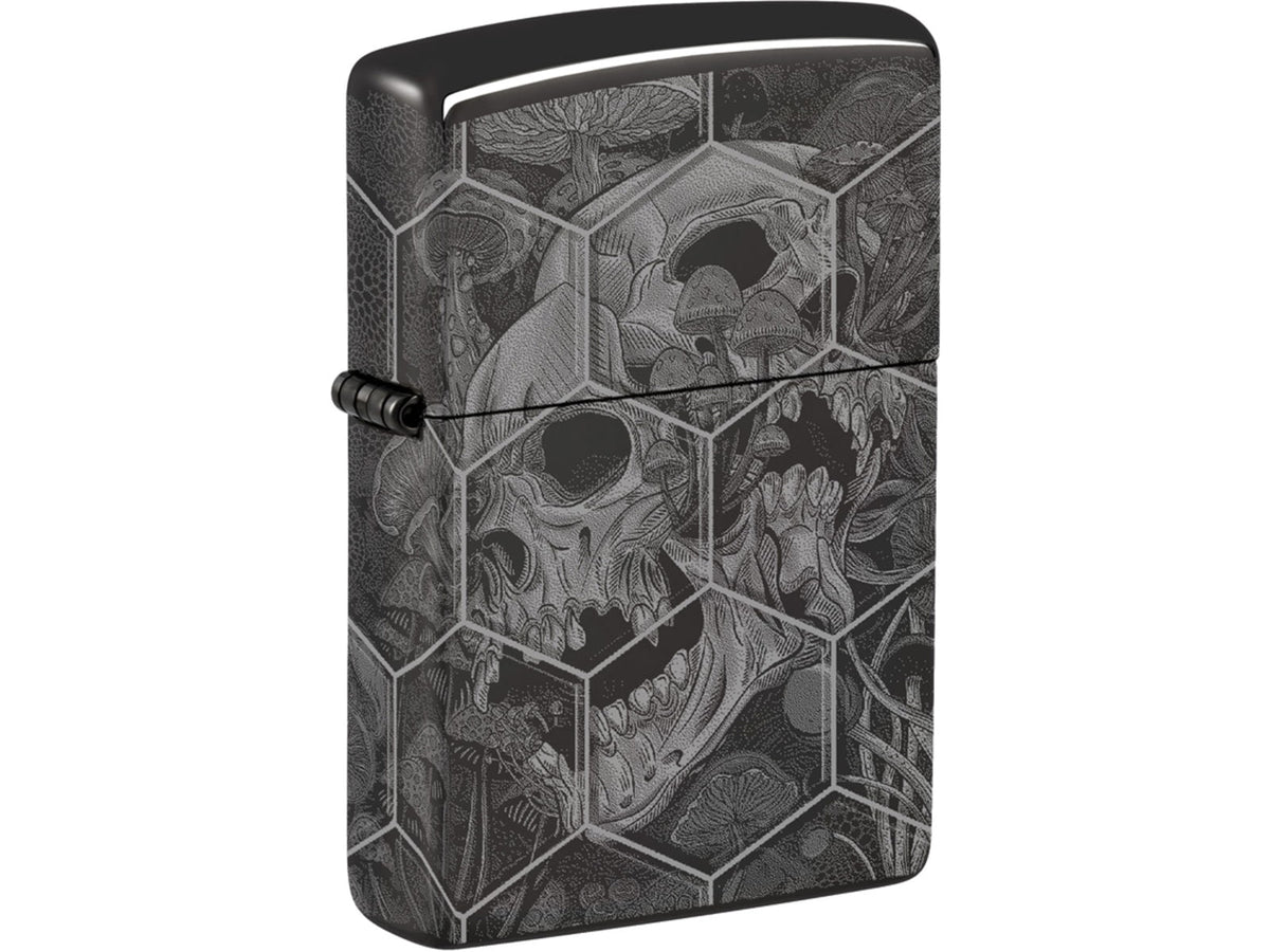 Zippo Mushroom Skulls Lighter ZO26700