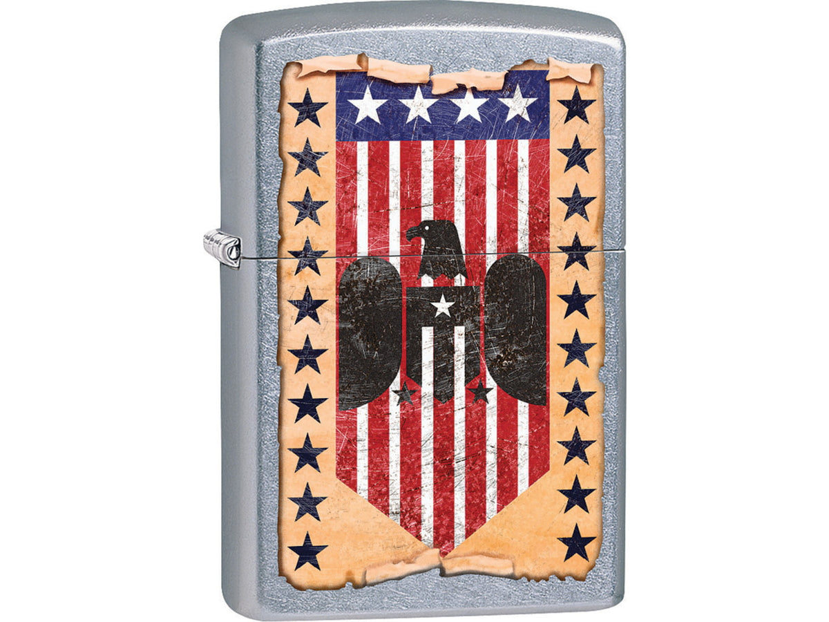 Zippo Patriotic Design Lighter 1.44" x 2.25" 207-077567