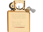 Zippo Pipe Insert Gold Flashed