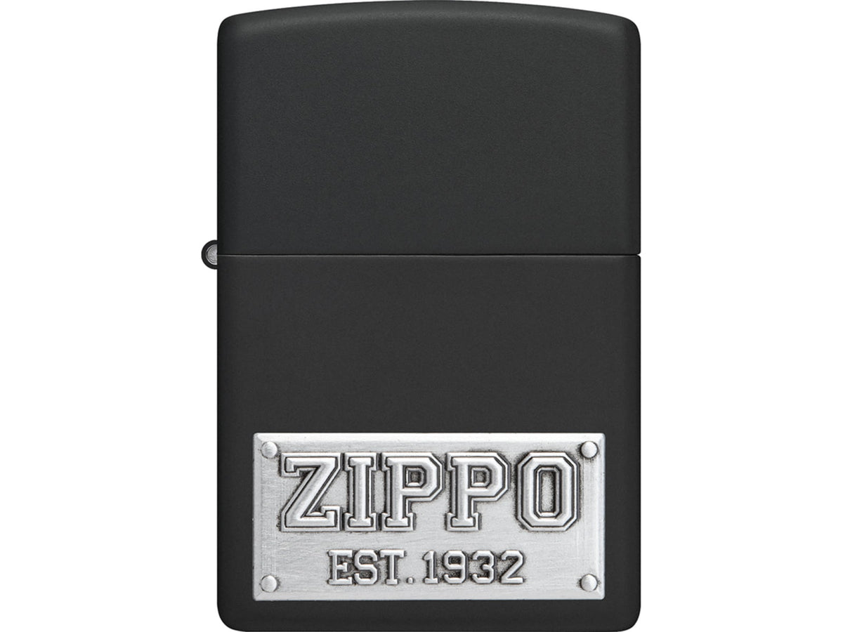 Zippo Plate Emblem Lighter