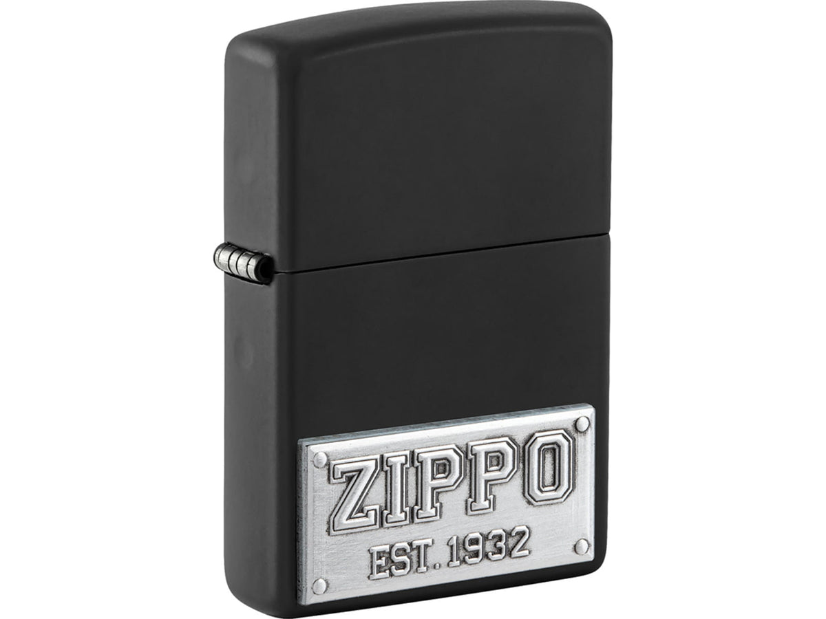 Zippo Plate Emblem Lighter