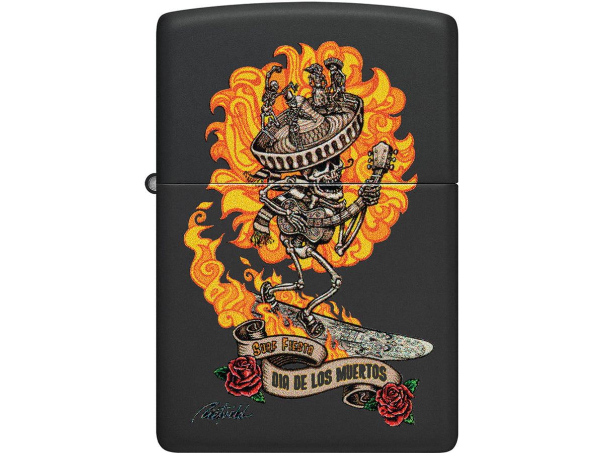 Zippo Rick Rietveld Skull Lighter ZO56215