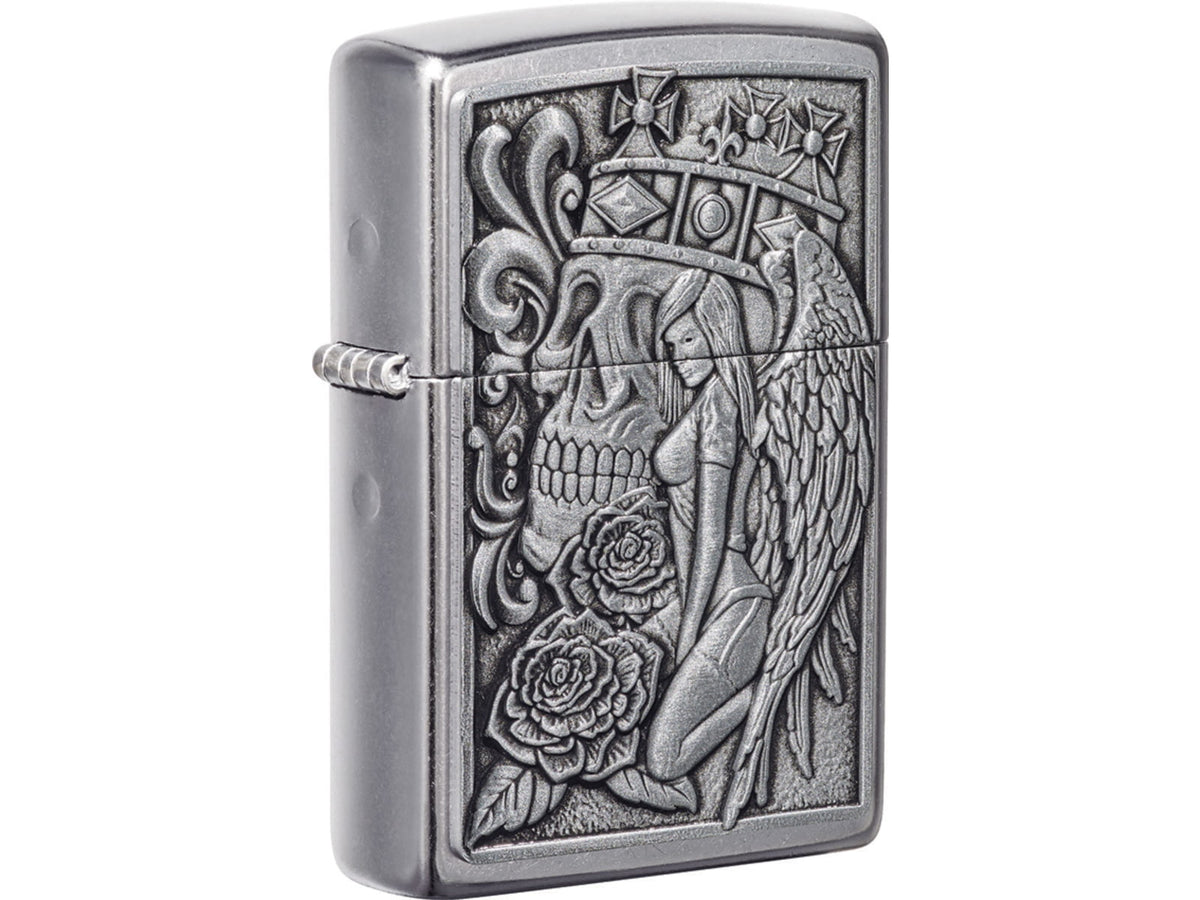 Zippo Skull And Angel Lighter