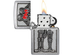Zippo Skull Couple Lighter