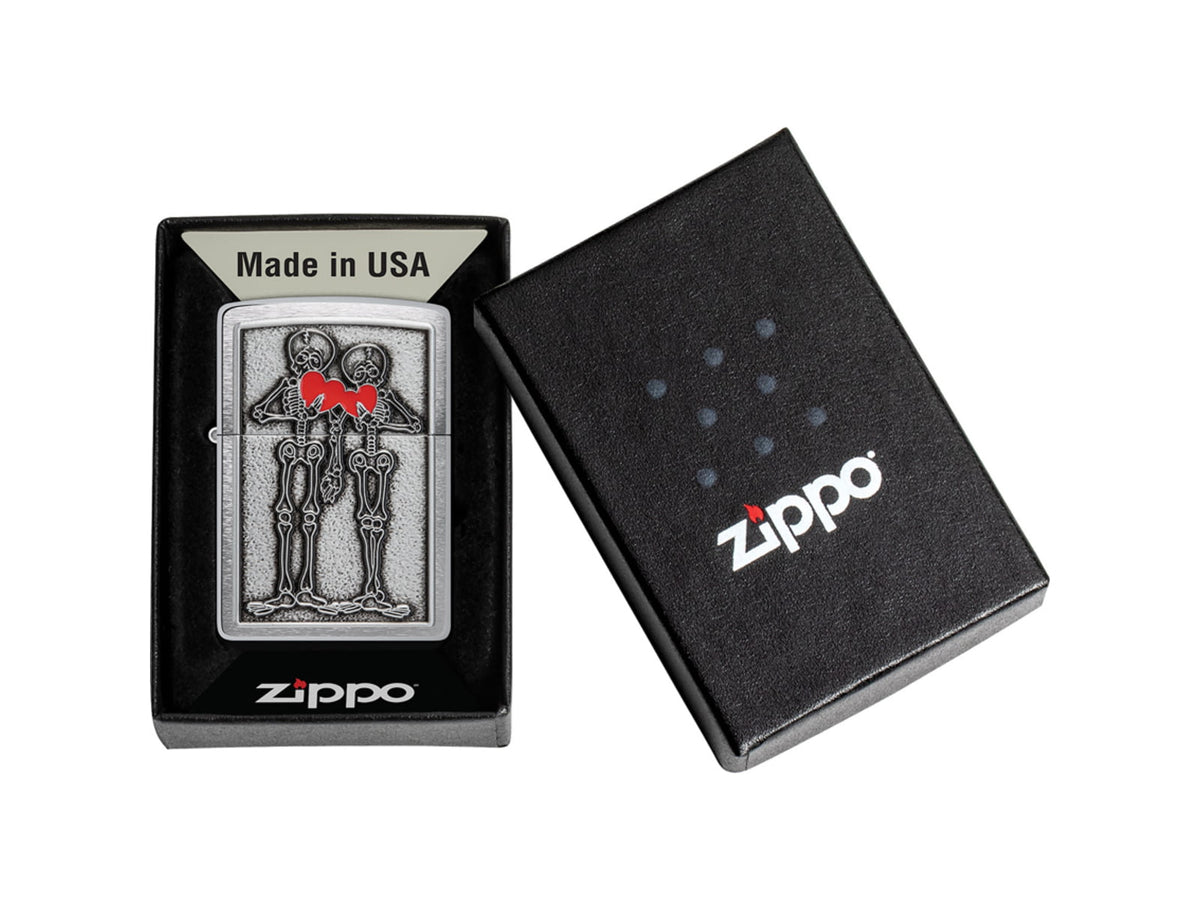 Zippo Skull Couple Lighter