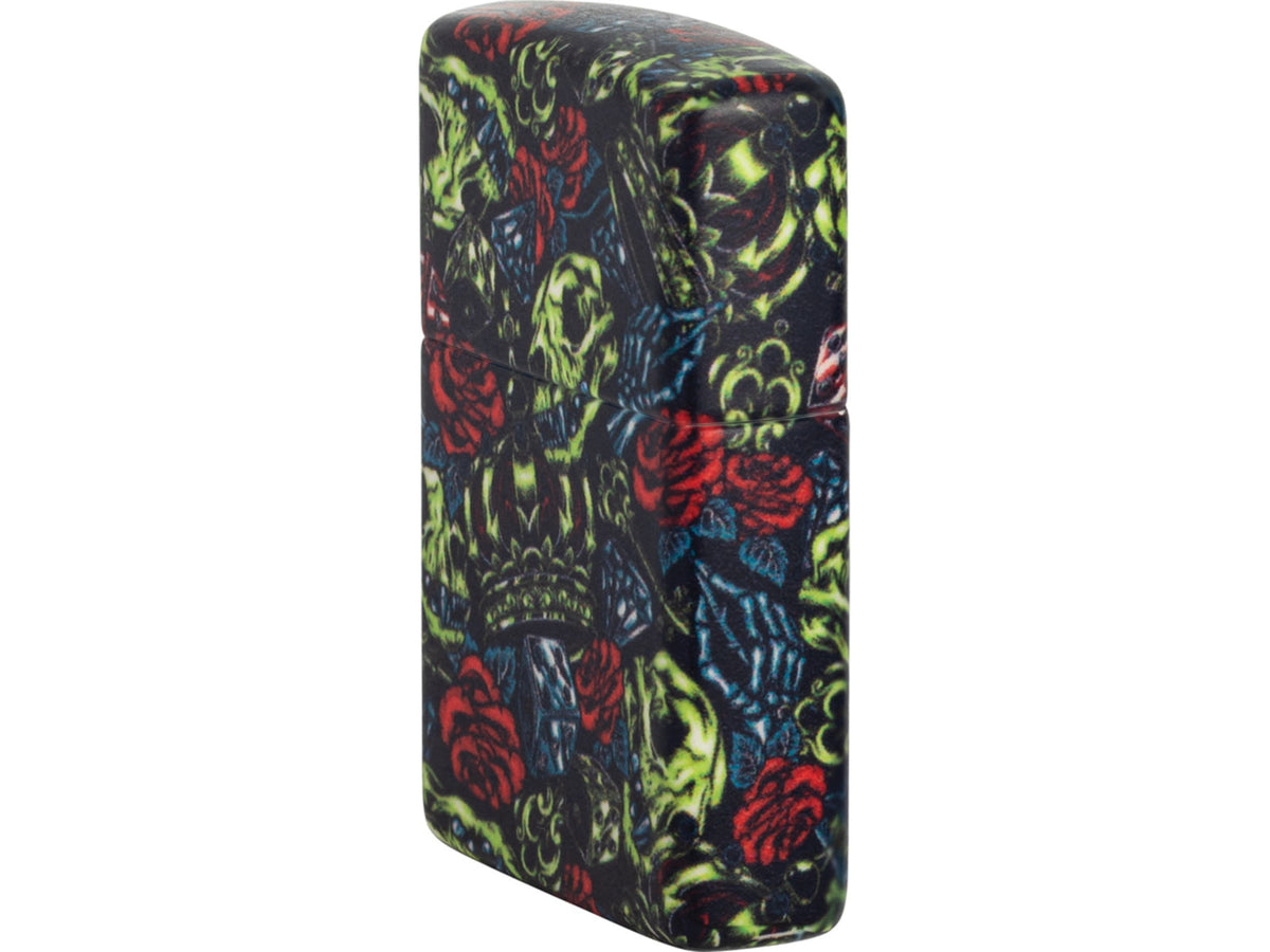 Zippo Skull Crown Design Lighter