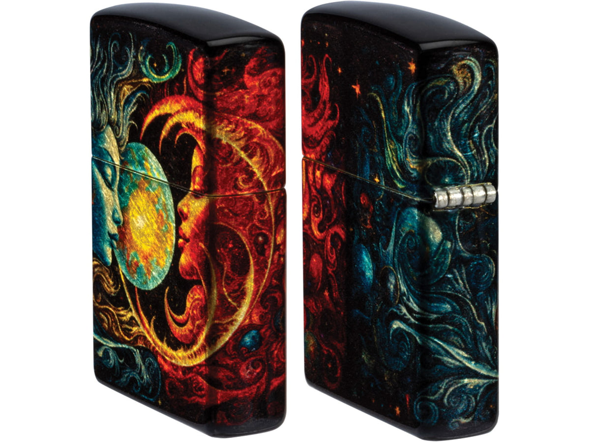 Zippo Spiritual Sun And Moon Lighter ZO76395