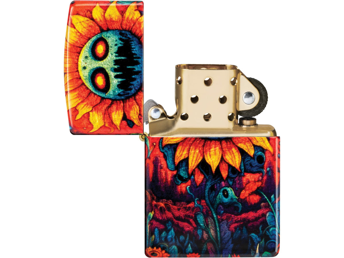 Zippo Spooky Sunflower Lighter ZO59377