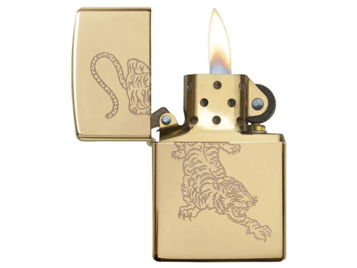 Zippo Tiger Design Pocket Lighter 29884