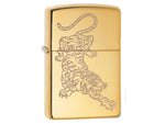 Zippo Tiger Design Pocket Lighter 29884