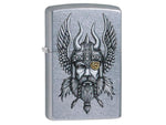 Zippo Viking Warrior Design Pocket Lighter 29871