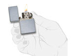 Zippo Vintage Street Chrome Silver w/Slashes ZI267