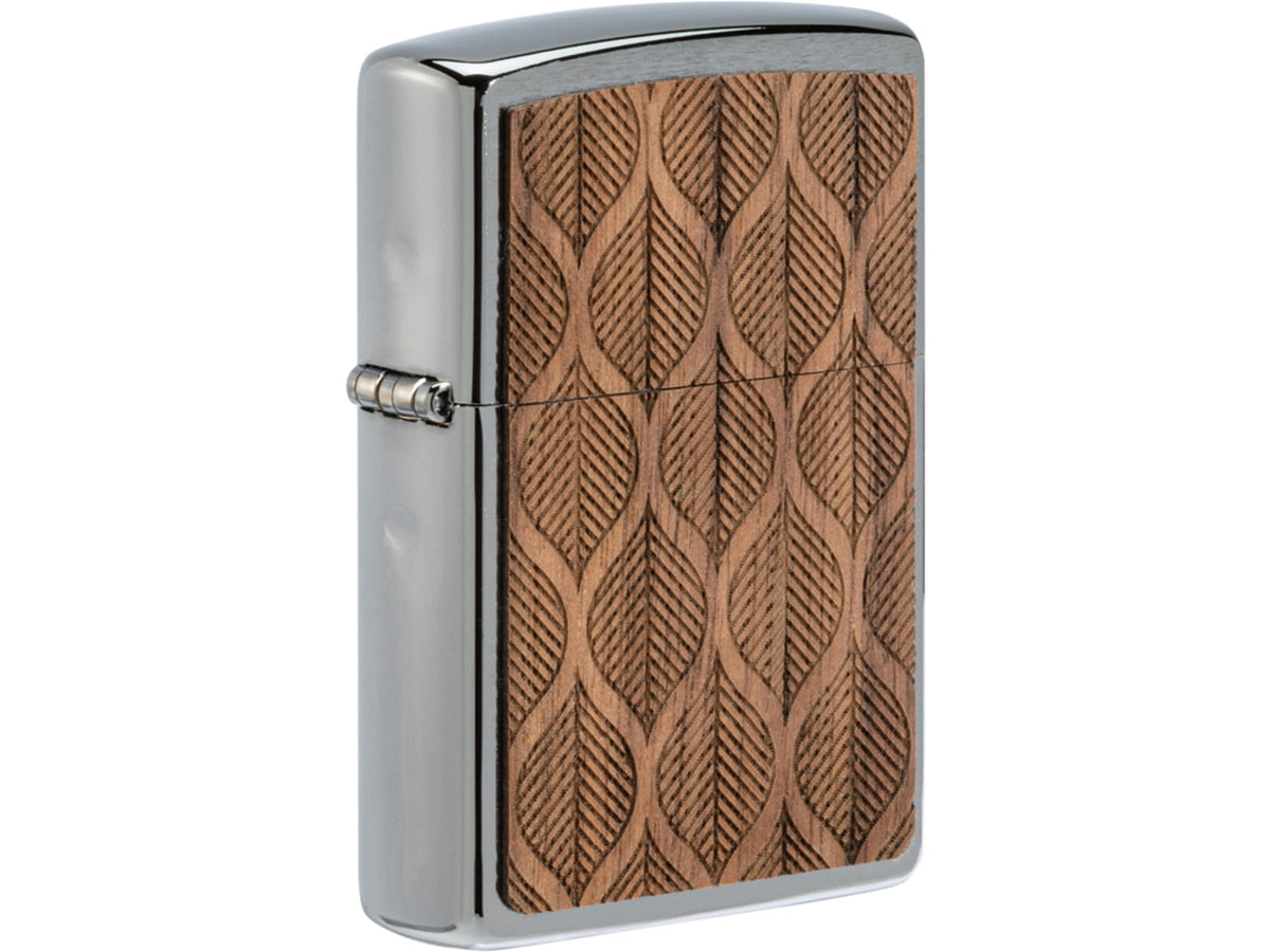 Zippo Woodchuck Walnut Leaves