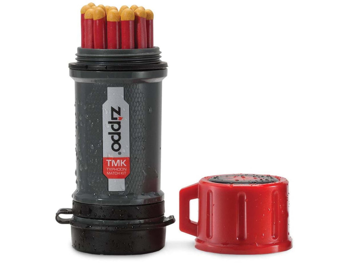 Zippo Typhoon Match Kit Red/Gray 40495