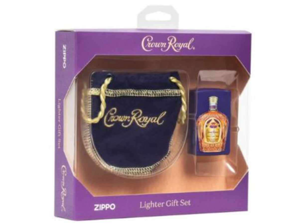 Zippo Crown Royal Gift Set Purple Matte 49661