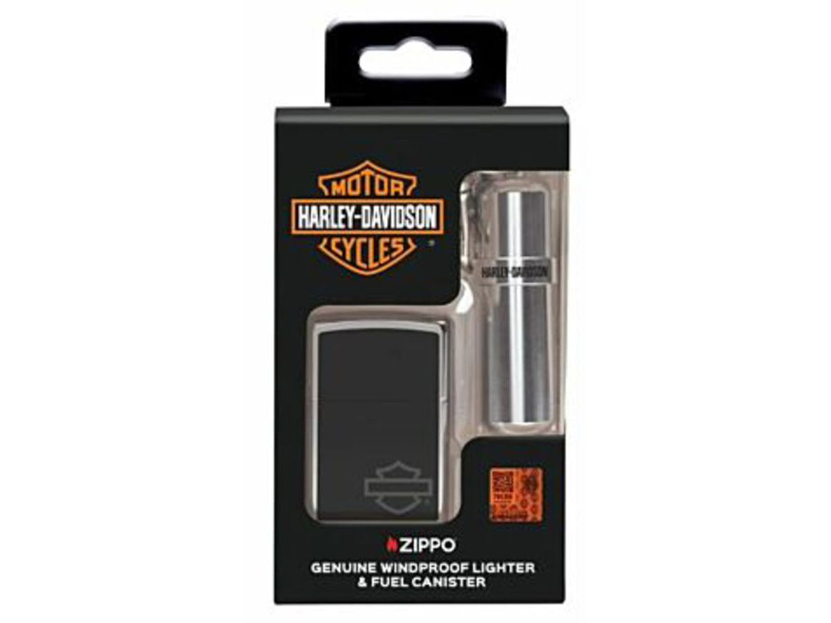 Zippo Harley-Davidson Fuel Canister Gift Set Chrome 46131