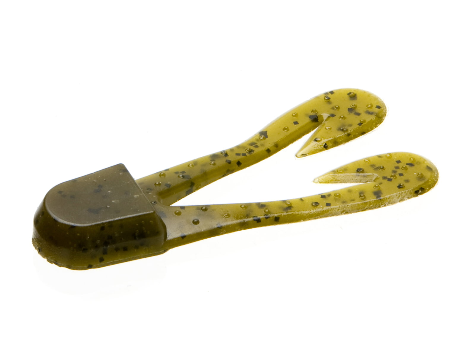 Zoom U-V Chunk Jig Trailer 5 Pack 3in Green Pumpkin